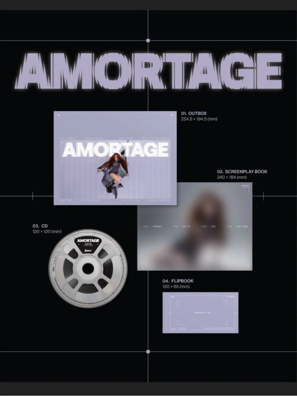 Jisoo- AMORTAGE (target exclusive cd) - Picture 2 of 5